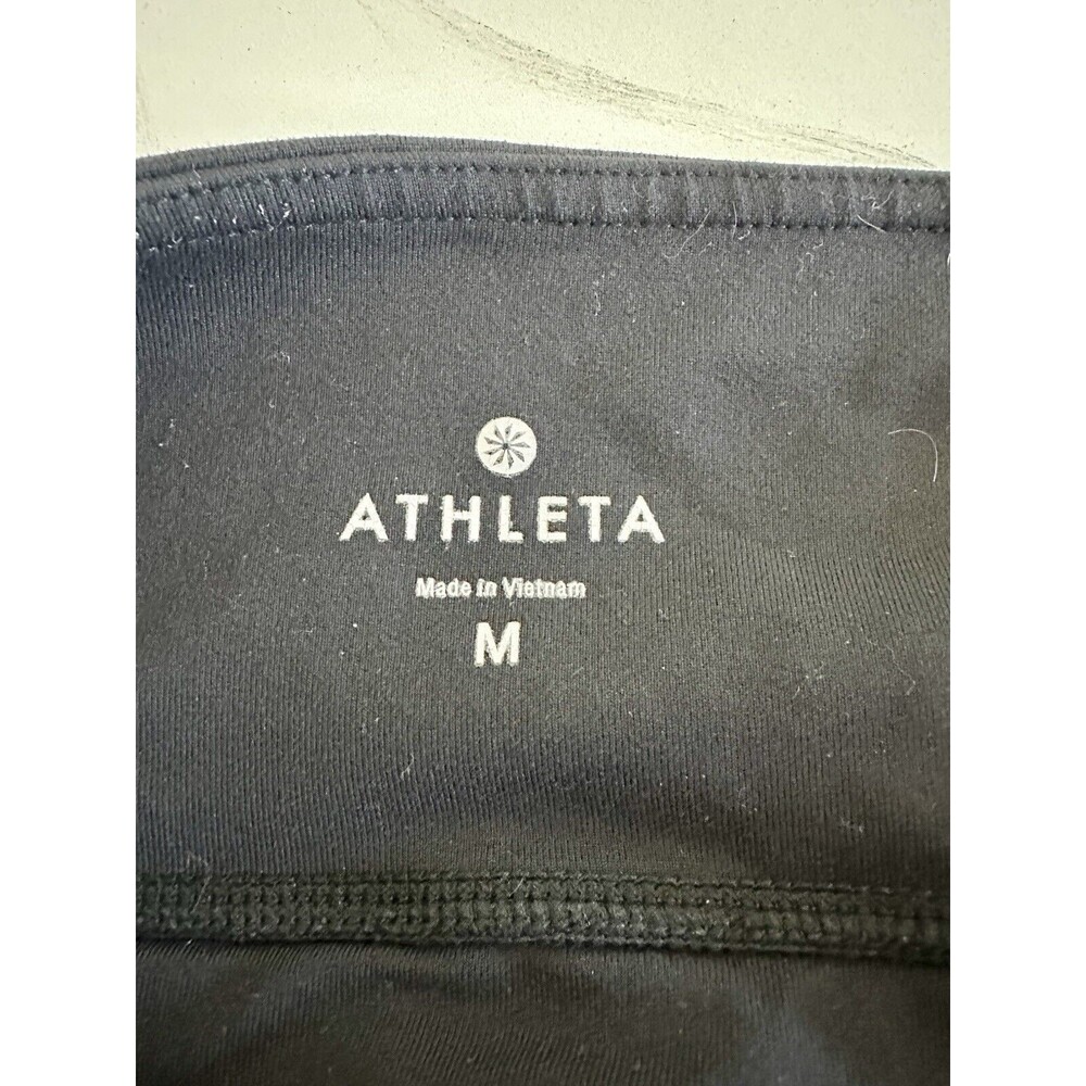 Athleta Straight Up crop leggings Sz Medium in Black style #983309 - Picture 7 of 11